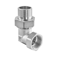 Зганяння американка кутовий NFC-521-08-3/4" нікельований (NF3237)